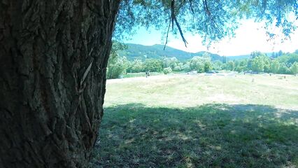 Публичное порно видео в анал в парковой зоне на лавочке