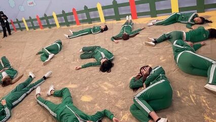 Игра в Кальмара: эпизод 1 | Игра в Кальмара порно пародия